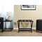 York Wooden Luggage Rack Black