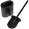 Sana Silicone Toilet Brush and Holder Black 10766