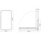 Vertical Baby Changing Unit, Cream