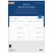 Filofax Refill Day Per Page A4 White 2027