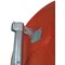 Traffic Mirror with Hood 450mm Diameter with Fixings High Visibility Orange