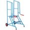 Climb-It Open Back Loading Step, 2 Tread, Powder Coated Blue