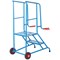 Climb-It Open Back Loading Step, 2 Tread, Powder Coated Blue