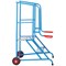 Climb-It Open Back Loading Step, 2 Tread, Powder Coated Blue