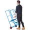 Climb-It Open Back Loading Step, 2 Tread, Powder Coated Blue