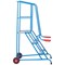 Climb-It Open Back Loading Step, 3 Tread, Powder Coated Blue