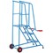 Climb-It Open Back Loading Step, 3 Tread, Powder Coated Blue