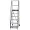 Climb-It Warehouse Safety Steps, 6 Tread, Grey