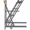 Climb-It Warehouse Safety Steps, 6 Tread, Grey