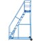 Climb-It Warehouse Safety Steps, 10 Tread, Blue