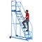 Climb-It Warehouse Safety Steps, 10 Tread, Blue Climb-It Warehouse Safety Steps, 10 Tread, Blue