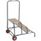 Climb-It Wide Work Steps with Chequer Plate, 3 Tread, Silver