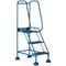 Climb-It Domed Feet Anti Slip Step, 3 Tread, Blue
