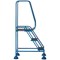 Climb-It Domed Feet Anti Slip Step, 3 Tread, Blue