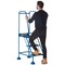 Climb-It Domed Feet Anti Slip Step, 3 Tread, Blue