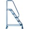 Climb-It Domed Feet Anti Slip Step, 5 Tread, Blue
