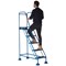 Climb-It Domed Feet Anti Slip Step, 5 Tread, Blue