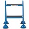 Climb-It Domed Feet Handy Step with No Handrail, 2 Tread, Blue