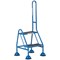 Climb-It Domed Feet Handy Step with Side Handrail, 2 Tread, Blue Climb-It Domed Feet Handy Step with Side Handrail, 2 Tread, Blue
