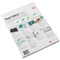 GBC Peel and Stick A4 Laminating Pouches, 250 Microns, Glossy, Pack of 100