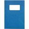 GBC Binding Covers with Window, 250gsm, Blue, A4, Leathergrain, Pack of 25 Pairs