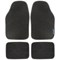Goodyear 4 Piece Velour Car Mat Set Black
