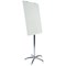Bi-Office Business Glass Mobile Easel, Drywipe Glass Surface, Chrome Structure, 700x1000mm