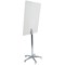 Bi-Office Business Glass Mobile Easel, Drywipe Glass Surface, Chrome Structure, 700x1000mm