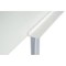Bi-Office Business Glass Mobile Easel, Drywipe Glass Surface, Chrome Structure, 700x1000mm