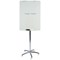 Bi-Office Business Glass Mobile Easel, Drywipe Glass Surface, Chrome Structure, 700x1000mm