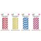 Paper Straws x50 320gsm Assorted Pack of 24