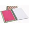 Europa Splash Notebooks, A5, Ruled & Perforated, 160 Pages, Pink, Pack of 3