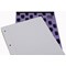 Europa Splash Refill Pad, A4, Ruled with Margin, 140 Pages, Purple, Pack of 6