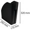 Exacompta Forever Plastic Magazine File, Black