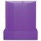 Exacompta Iderama 3 Compartment Pen Pot Purple (W90 x D123 x H110mm)