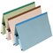 Guildhall Legal Wallets, Double 35mm Pocket, Reinforced Manilla, Blue, Pack of 25