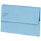 Guildhall Document Wallets, 285gsm, Foolscap, Blue, Pack of 50