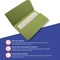 Guildhall Document Wallets, 285gsm, Foolscap, Green, Pack of 50