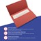 Guildhall Document Wallets, 285gsm, Foolscap, Pink, Pack of 50