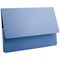 Guildhall A4 Document Wallets, 285gsm, Blue, Pack of 50