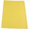 Guildhall Square Cut Folders, 315gsm, Foolscap, Yellow, Pack of 100