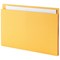 Guildhall Square Cut Folders, 315gsm, Foolscap, Yellow, Pack of 100