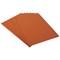 Guildhall Square Cut Folders, 315gsm, Foolscap, Orange, Pack of 100