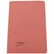 Guildhall Back Pocket Transfer Files, 285gsm, Foolscap, Pink, Pack of 25