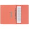 Guildhall Back Pocket Transfer Files, 285gsm, Foolscap, Orange, Pack of 25