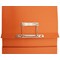 Guildhall Back Pocket Transfer Files, 285gsm, Foolscap, Orange, Pack of 25