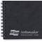 Europa Wirebound Notebook, A5, Ruled & Perforated, 120 Pages, Black, Pack of 10
