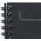 Europa Wirebound Notebook, A5, Ruled & Perforated, 120 Pages, Black, Pack of 10
