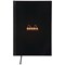 Rhodia Casebound Business Notebook, A5, Ruled, 192 Pages, Black, Pack of 3