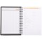 Rhodia Wirebound Business Notebook, A5, Ruled & Perforated, 160 Pages, Black, Pack of 3